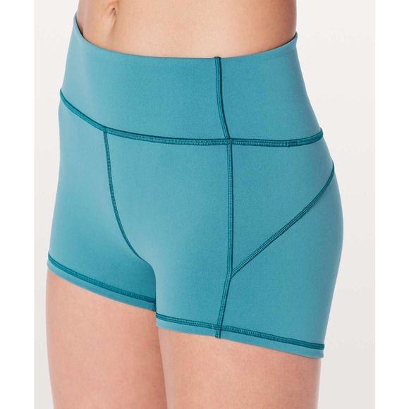 SOLD Lululemon In Movement Shorts 8 - Picture 2 of 4